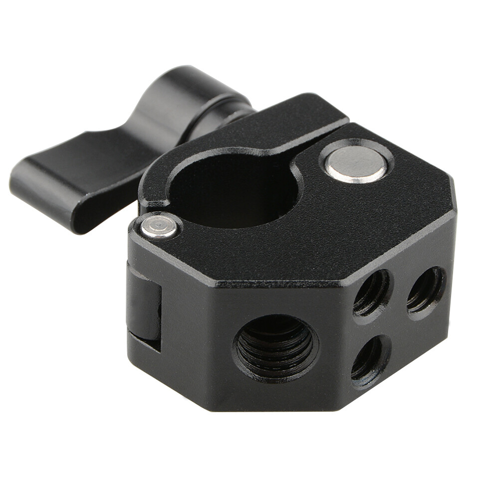15mm Quick Release Rod Clamp Pipe Clip for DSLR Camera Rig Rail Support System