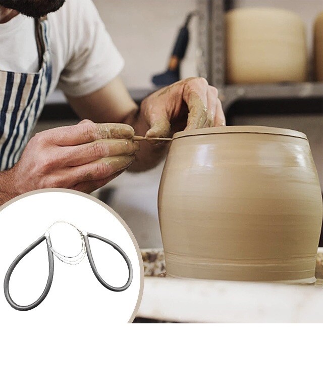 Prassaco Clay cutting wire Pottery tool Multifunctional Pottery Wheel Tools