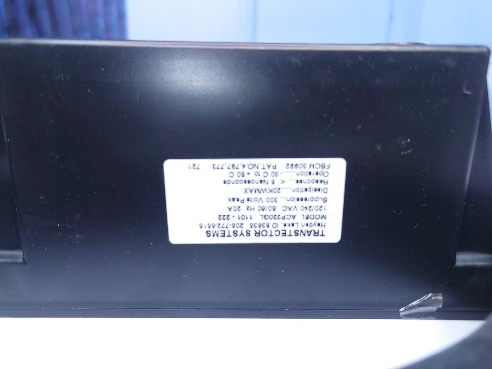 Transtector Systems Model ACP220GL Surge Protector l14-20 240v