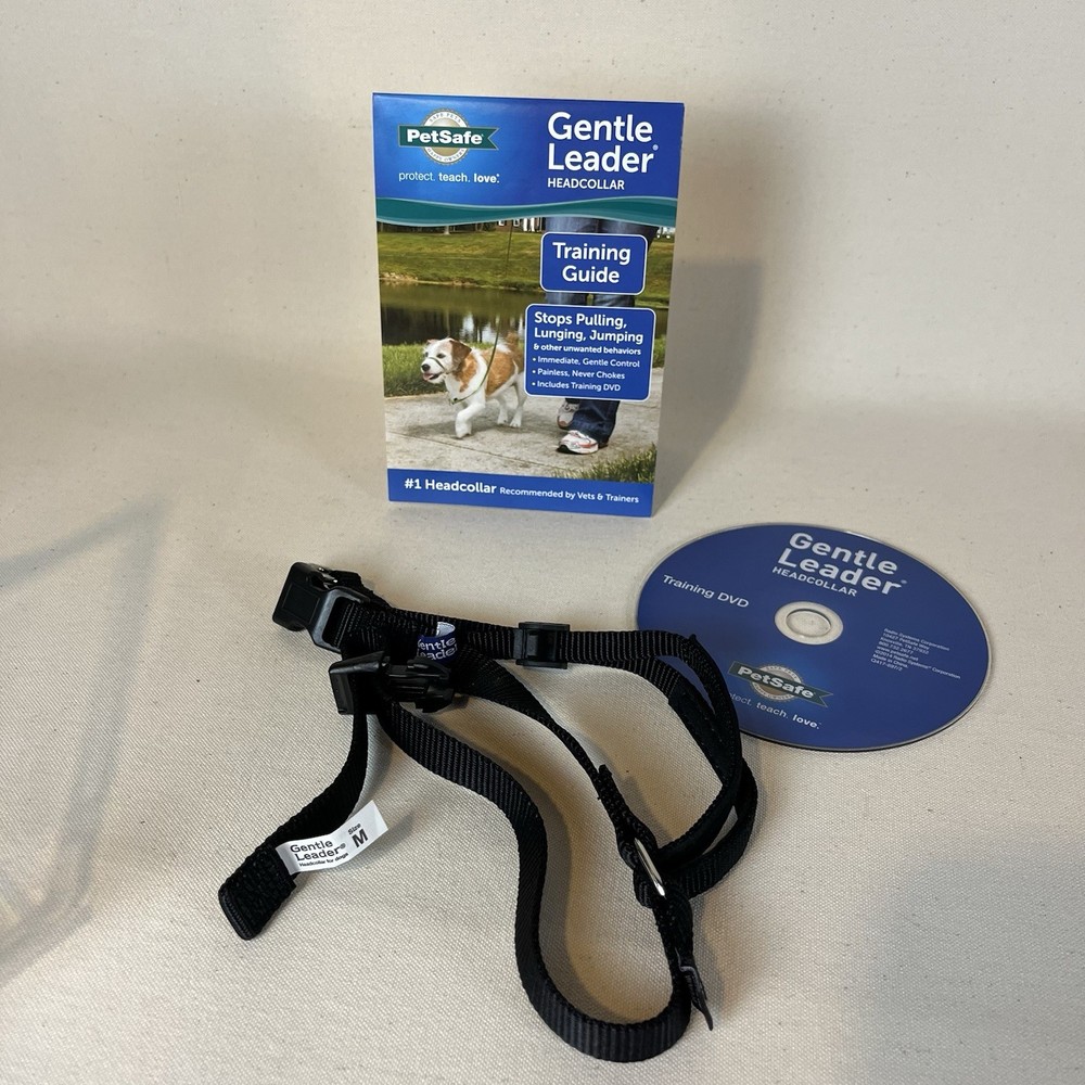 PetSafe Gentle Leader Head Collar No Pull Dog Headcollar Medium NEW