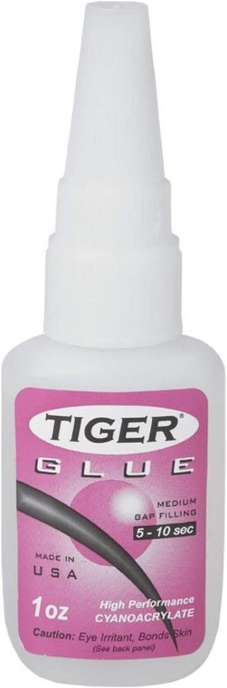 Tiger Billiard Cue Tip Repair & Replacement Glue 1 oz - Quick Drying Adhesive