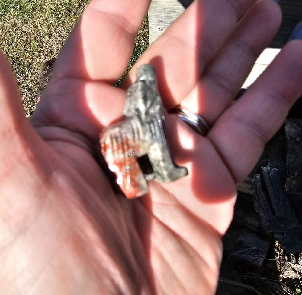 Agate Stone Wolf Small