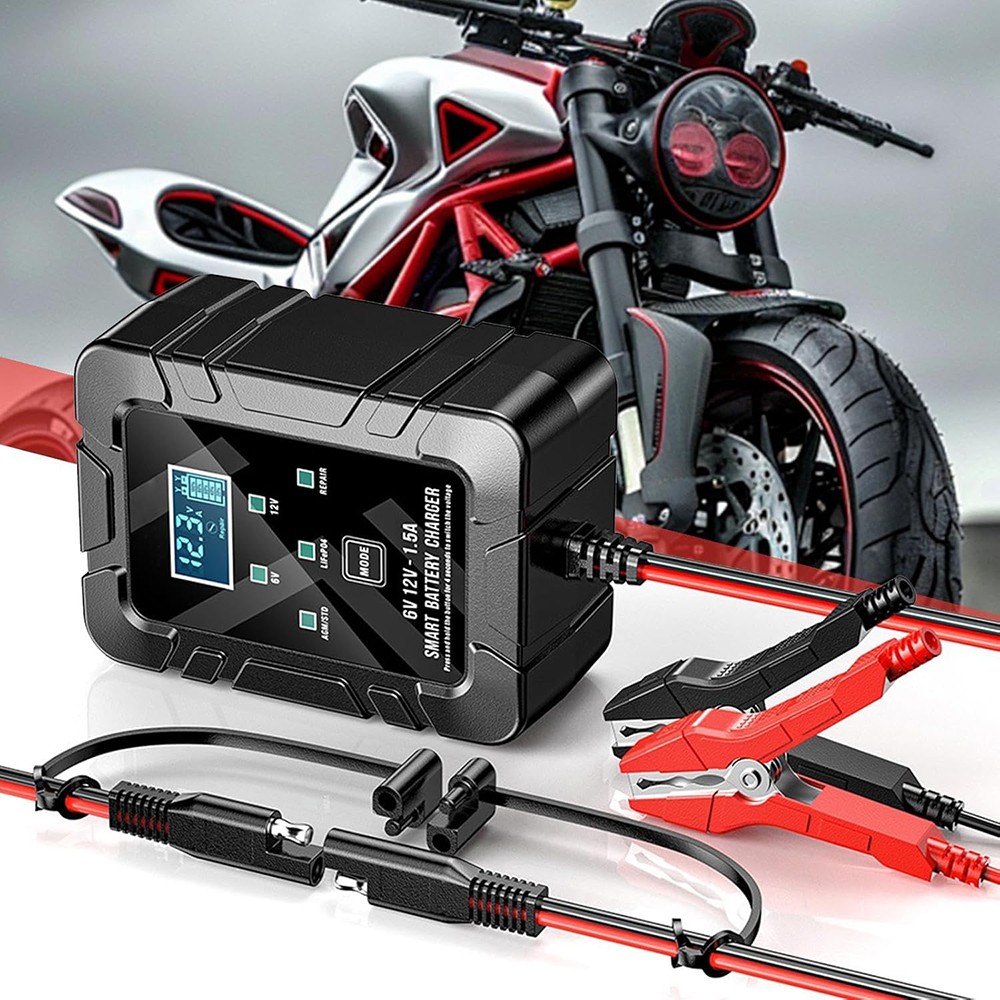 6V 12V Smart Automatic Battery Charger Maintainer Motorcycle Car Trickle Float