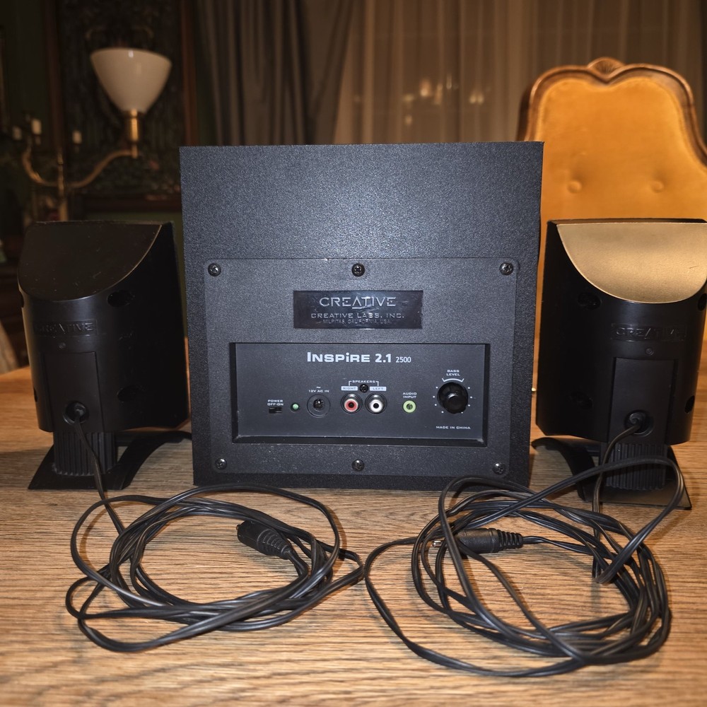 Creative Inspire 2.1 2500 Speaker System Creative Inspire Working