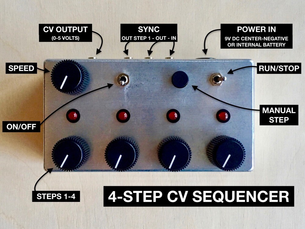 4-Step CV Sequencer (Handmade, Rucci)