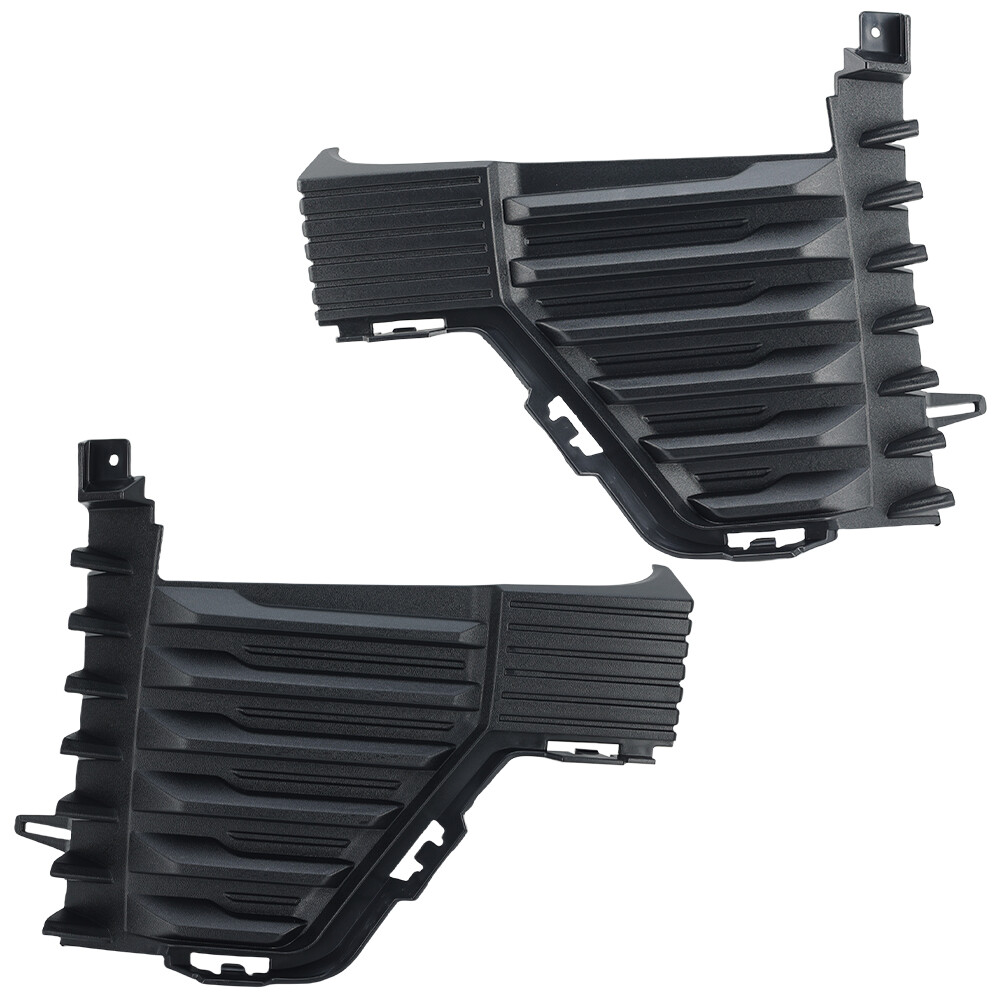 NEW Front Bumper Insert Outer Grille For 2022-24 Chevy Silverado 1500 Pair Cover