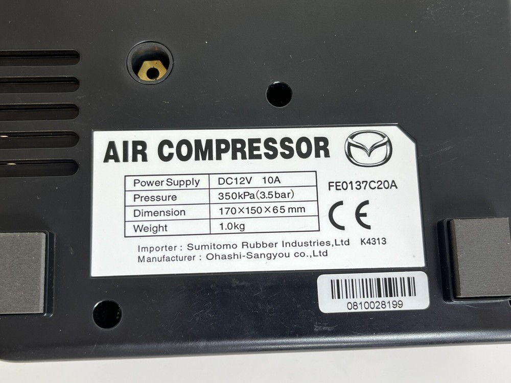 2010 Mazda Rx-8 Air Pump Tire Compressor OEM