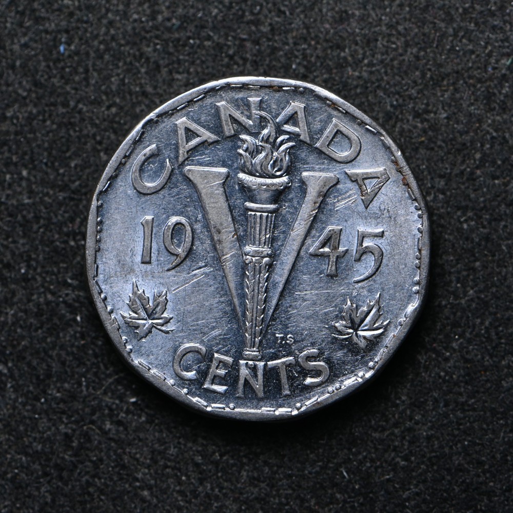 1945 Canada Five Cents (bb18932)