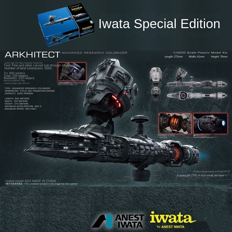 IWATA ARKHITECT ADVANCED RESEARCH COLONIZER Particularly version