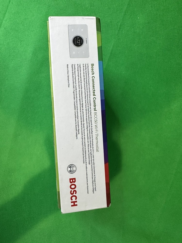 Bosch Connected Control BCC50 Wi-Fi Thermostat Open