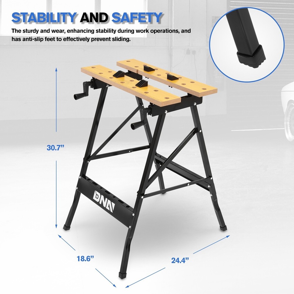 100 KG Adjustable Portable Foldable Multi-Purpose w/Measuring Ruler & Protractor