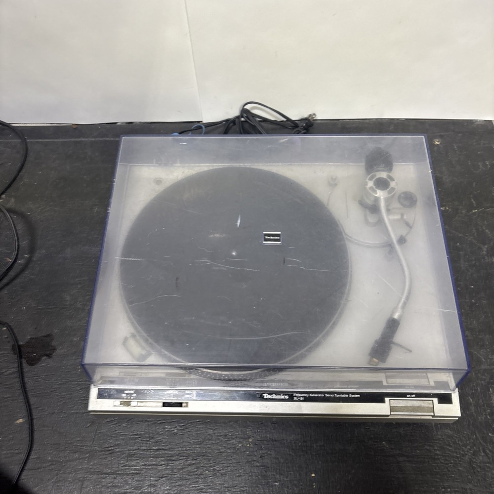 Technics SL-B1 Frequency Generator Servo Turntable Record Player Won’t Stay On
