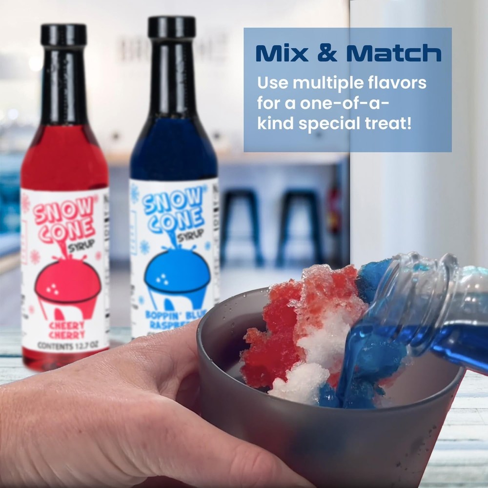 12.7oz Sno-Cone Syrups 4 Pack