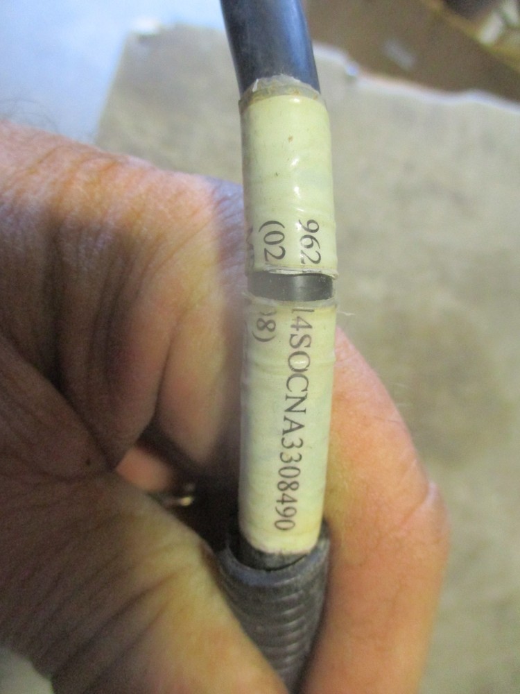Used 2' Cable, Drivers Vision Enhancer DVE Sensor to Bulkhead, Damaged A3308490