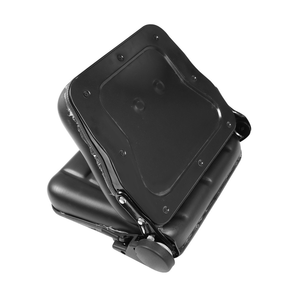 Universal Forklift Seat Fold Down Tractor Seat With Slide Black