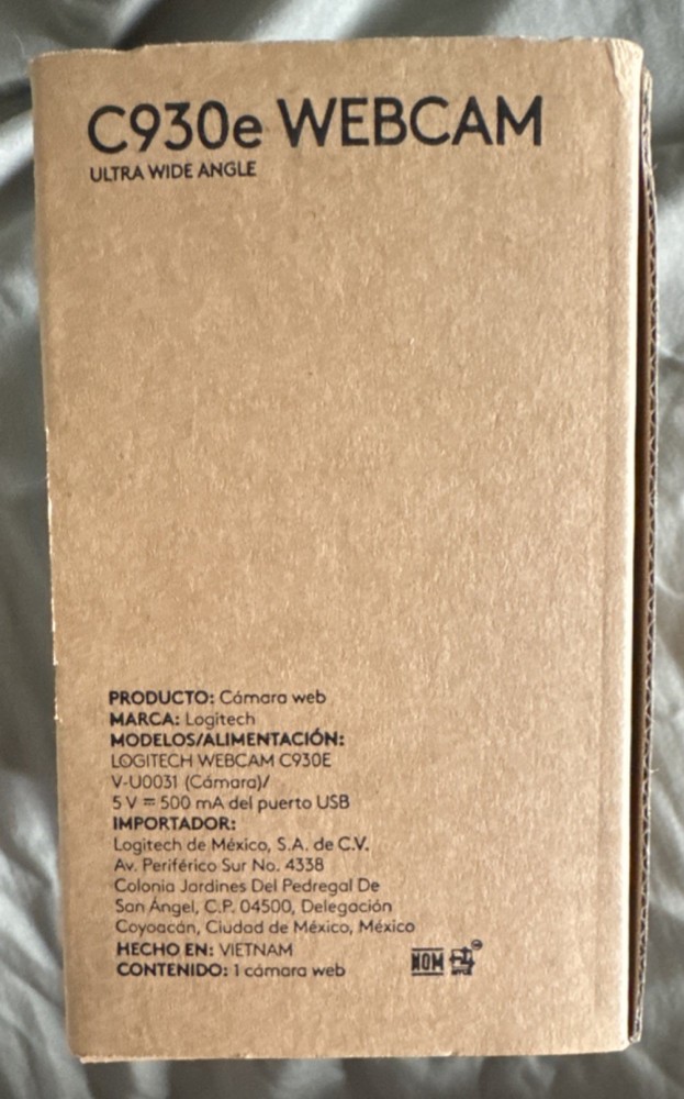 Logitech C930e Ultra Wide Angle USB Webcam sealed