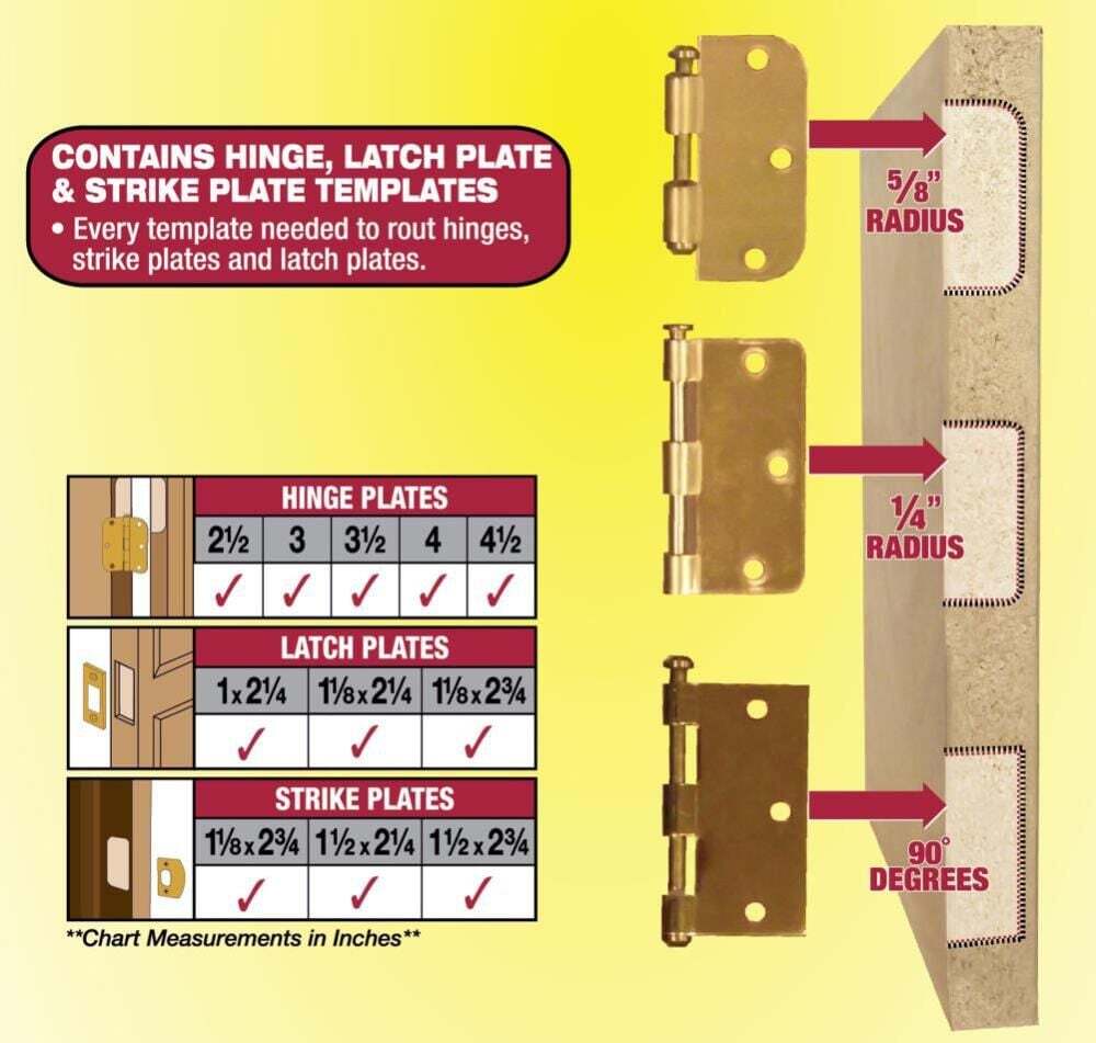 Milescraft Hingemate350 Door Mortise Kit