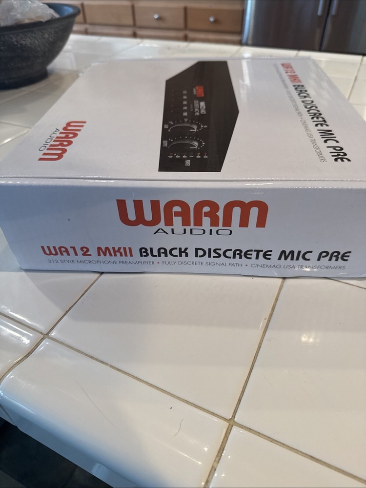 WA12 MKii Black Discrete Mic Pre