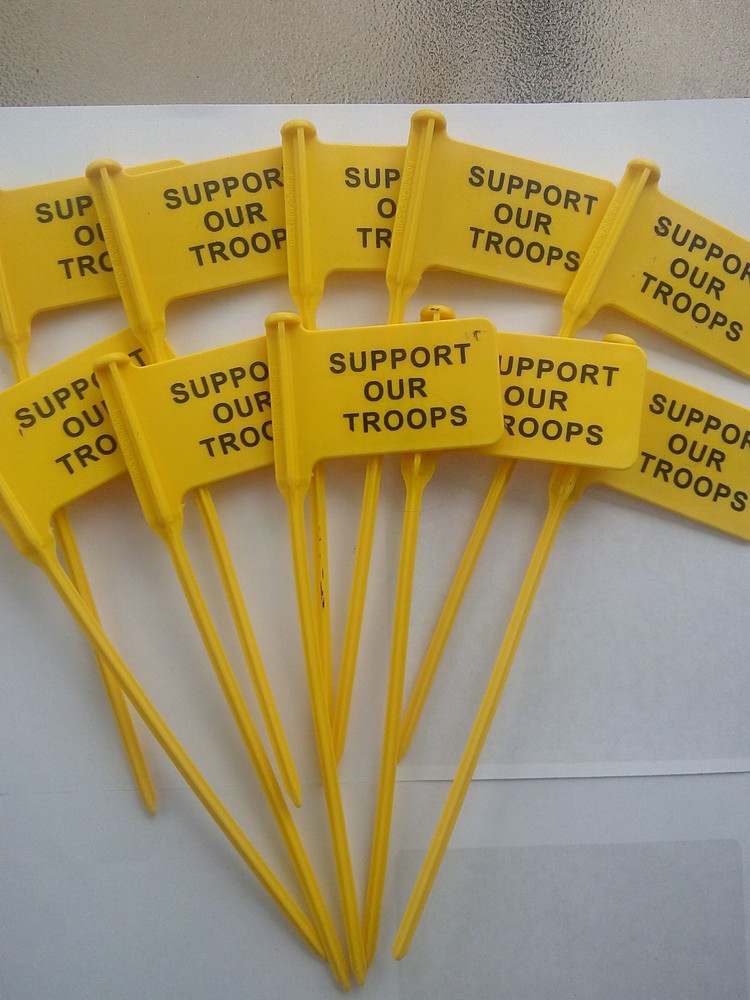 25 pack RANGEQUIP Empty Chamber Indicator Safety Flag (Safety Yellow)