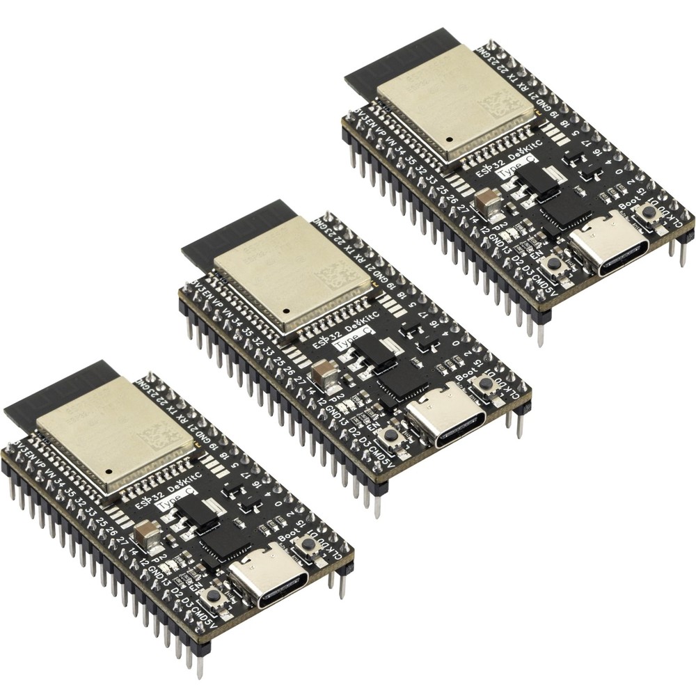 3pcs for Type-C ESP32 Development Board Dual Cores Microcontroller Processor ...