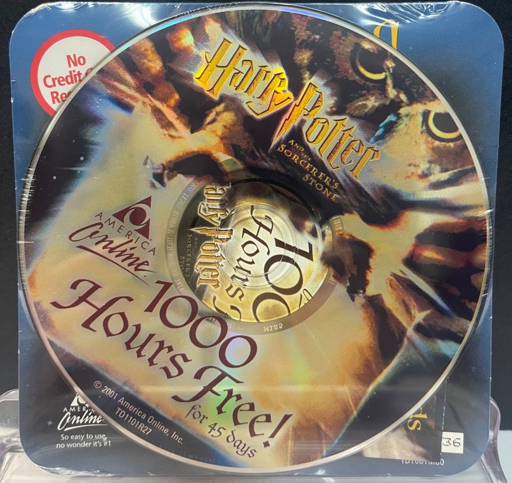 AOL AMERICA ONLINE HARRY POTTER DISK CD SEALED