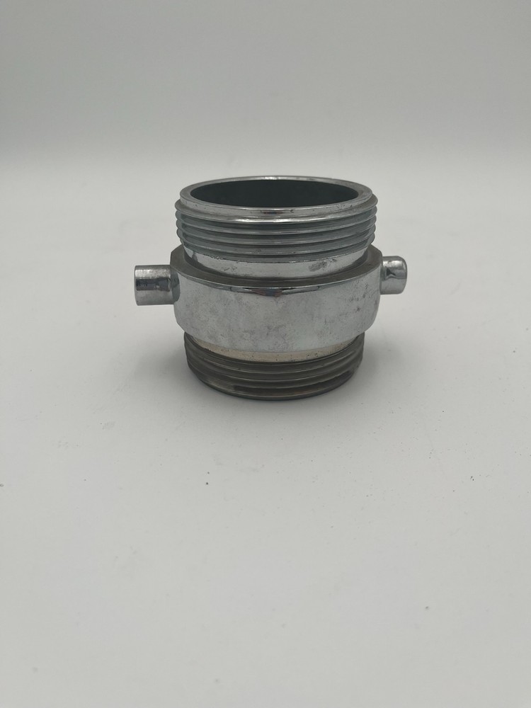 2.5" Double Male Chrome Hose Adapter