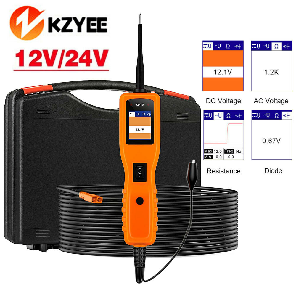 KZYEE KM10 Circuit Tester PowerScan AVOmeter Car Voltage Electrical Test Tool US