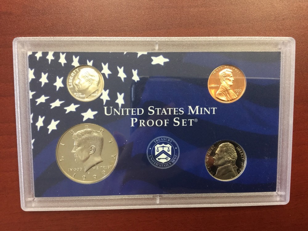 1999 Mint Proof Set with box