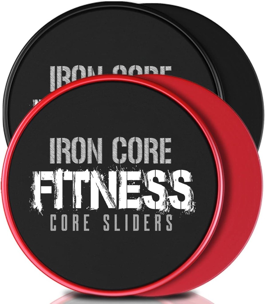 Multi Pack Core Sliders for Working Out, Dual Sided Exercise Gliding Discs (2 pa