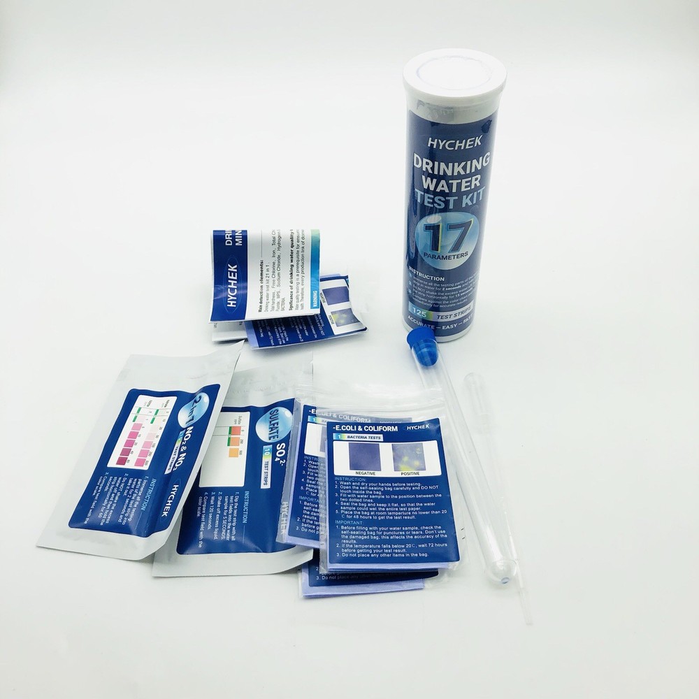 21 in 1 Accurate Drinking Water Testing Kits, 145 Strips + 4 Bacteria Tests