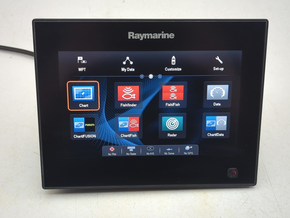 Raymarine gS95 E70124 gS-Series 9" Glass Bridge Touchscreen Chartplotter Display