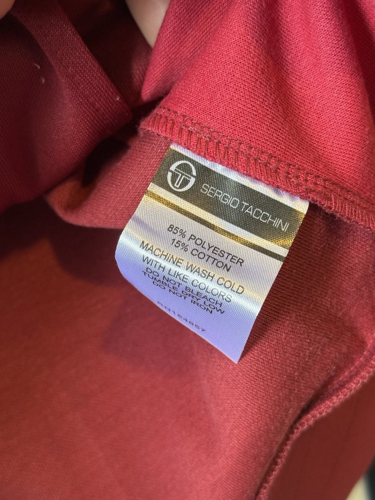 Sergio Tacchini Track Jacket 2000’s Y2K NWT RED XL