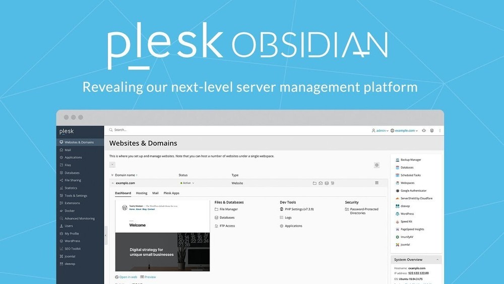 Plesk Web Pro Edition for VPS