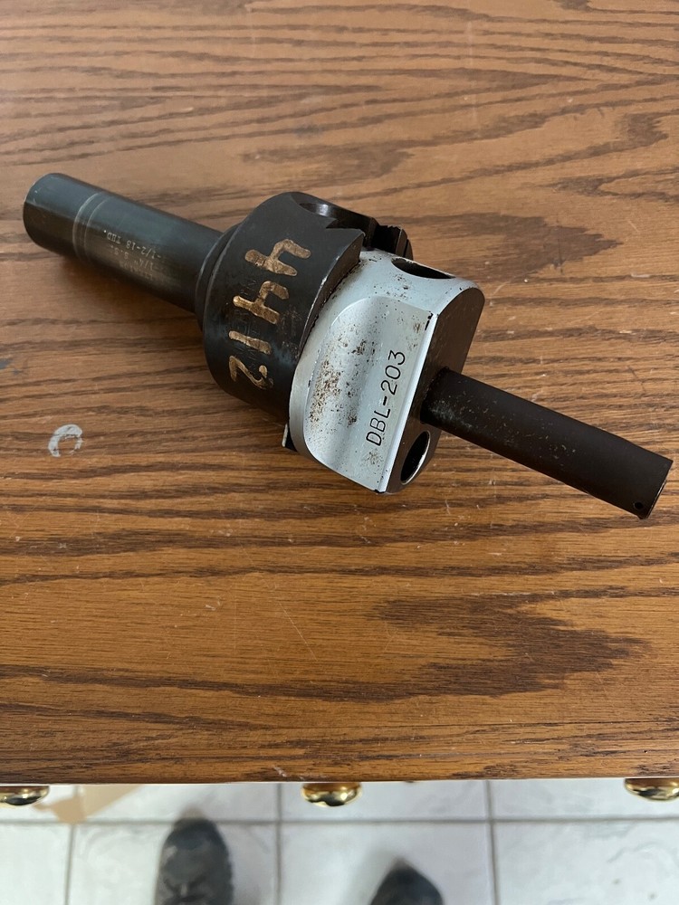 CRITERION DBL-203 ADJUSTABLE BORING HEAD. 1-1/4" S.S., 1-1/2 - 18 THREAD
