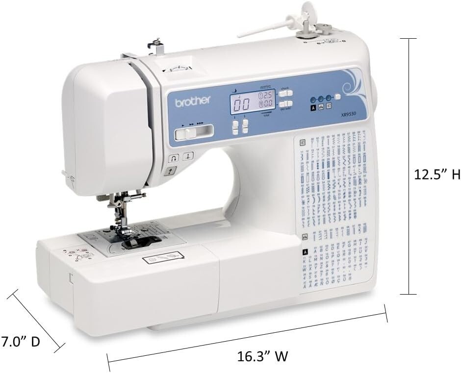 Brother Sewing and Quilting Machine, Computerized, 165 Built-in Stitches, LCD Di