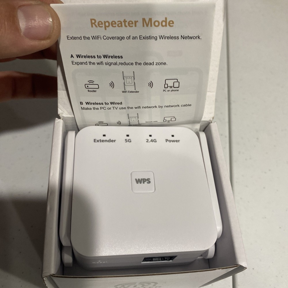 Carantee 1200mvps WiFi Extender