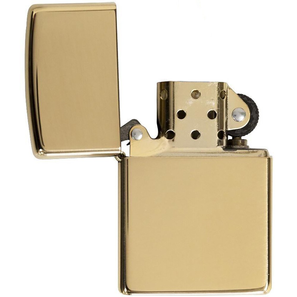 Zippo High Polished Brass Pocket Lighter