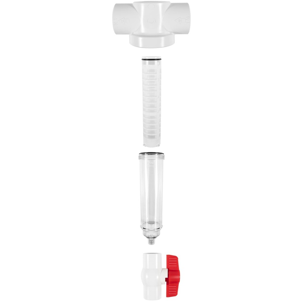 100 Mesh Spin Down Sand Separator 1.5" Port 50 GPM, Sediment Water Filter System