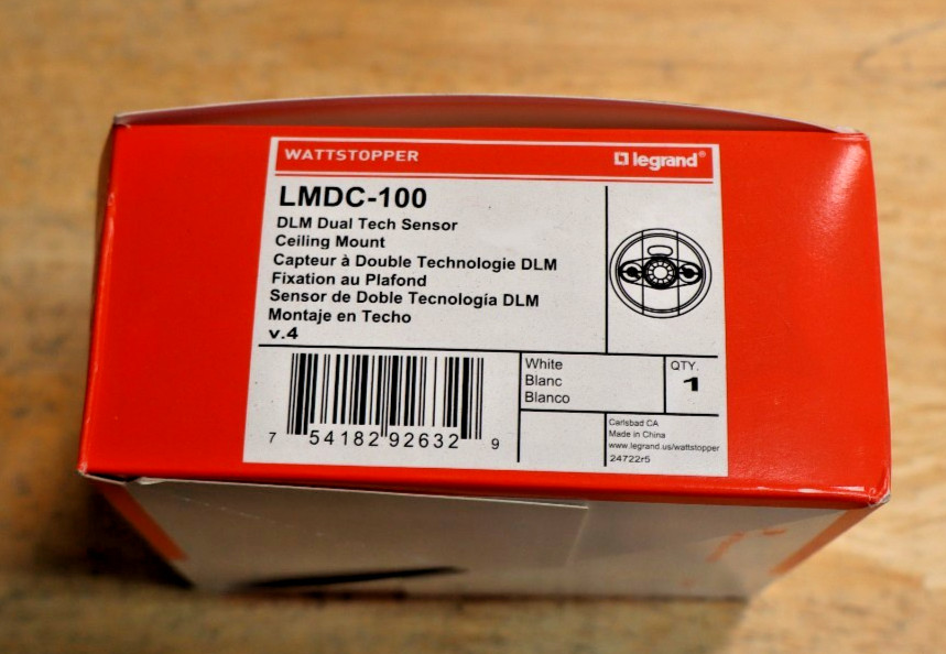 WATTSTOPPER ( LMDC-100 ) DLM Dual Tech Ceiling Mount Occupancy Sensor