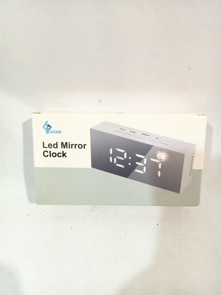 Gloue Led Mirror Clock