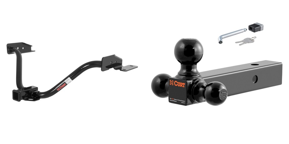 CURT Trailer Hitch Class 3, Multi-Ball Mount, Hitch Lock for 2004-2008 Pacifica