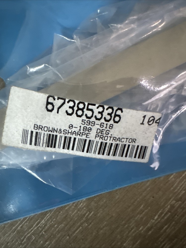 TESA Brown & Sharpe Angle Protractor 0-180 Degree