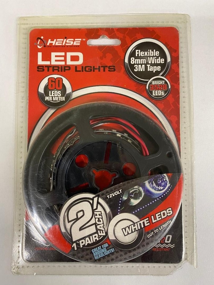 (NEW) Heise - Sideview 24" LED Light Strips (2-Pack) - White H-WSV