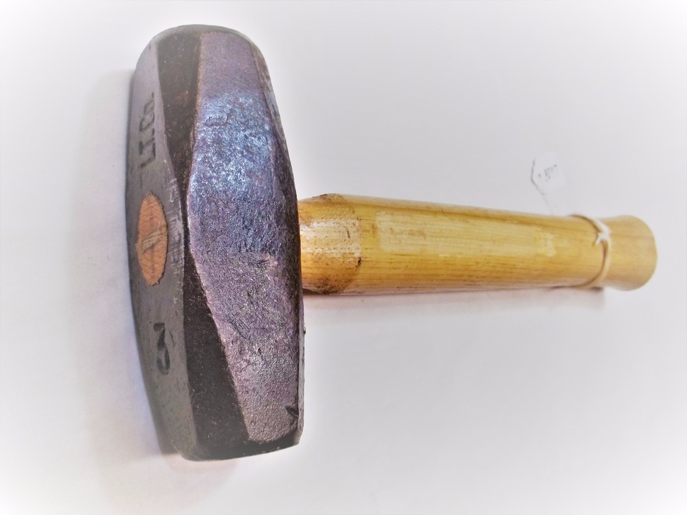 Sledge Hammer, LT Co. Nice 3 lb. Blacksmith Sledge Hammer