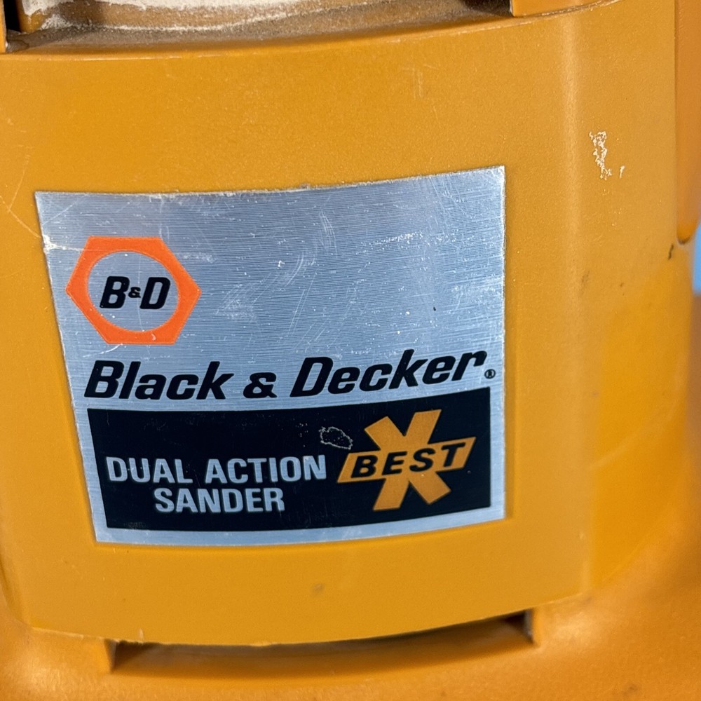 Black And Decker Duel Action Sander Double Insulated