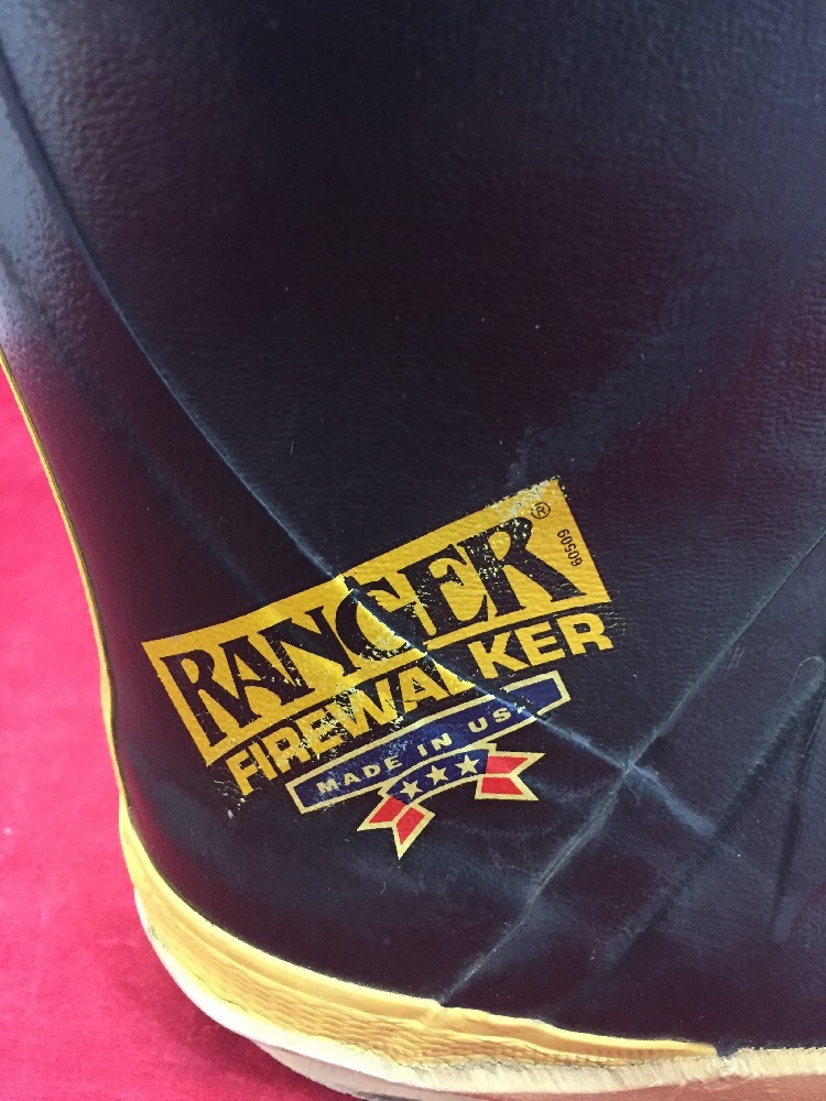 RANGER Firewalker Fire Fighter Boots Various Sizes Cream Sole Firefighter