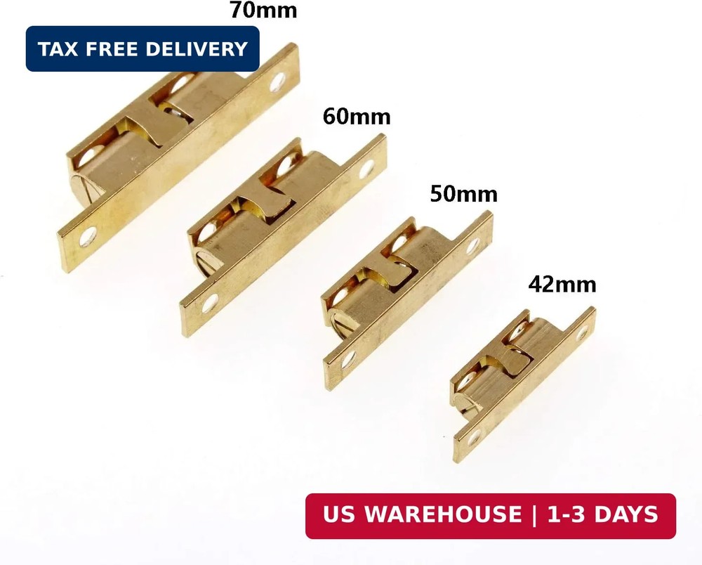 Solid Brass Magnetic Closet Door Catch Latch Hardware,Cabinet Cupboard Wardrobe