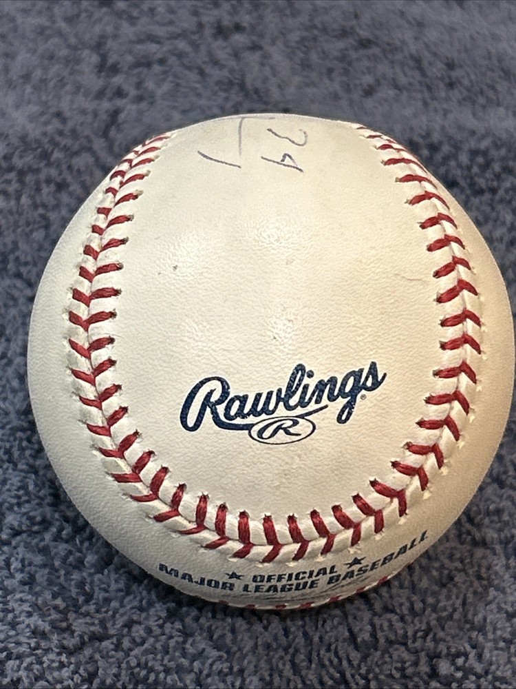 mike pelfrey signed baseball autograph ball auto A