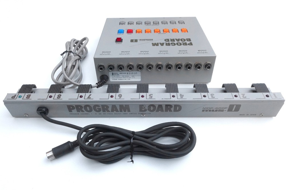 Mus-D MDP-600 Program Board + MDP-600F Foot Switch Effector Pedal Controller