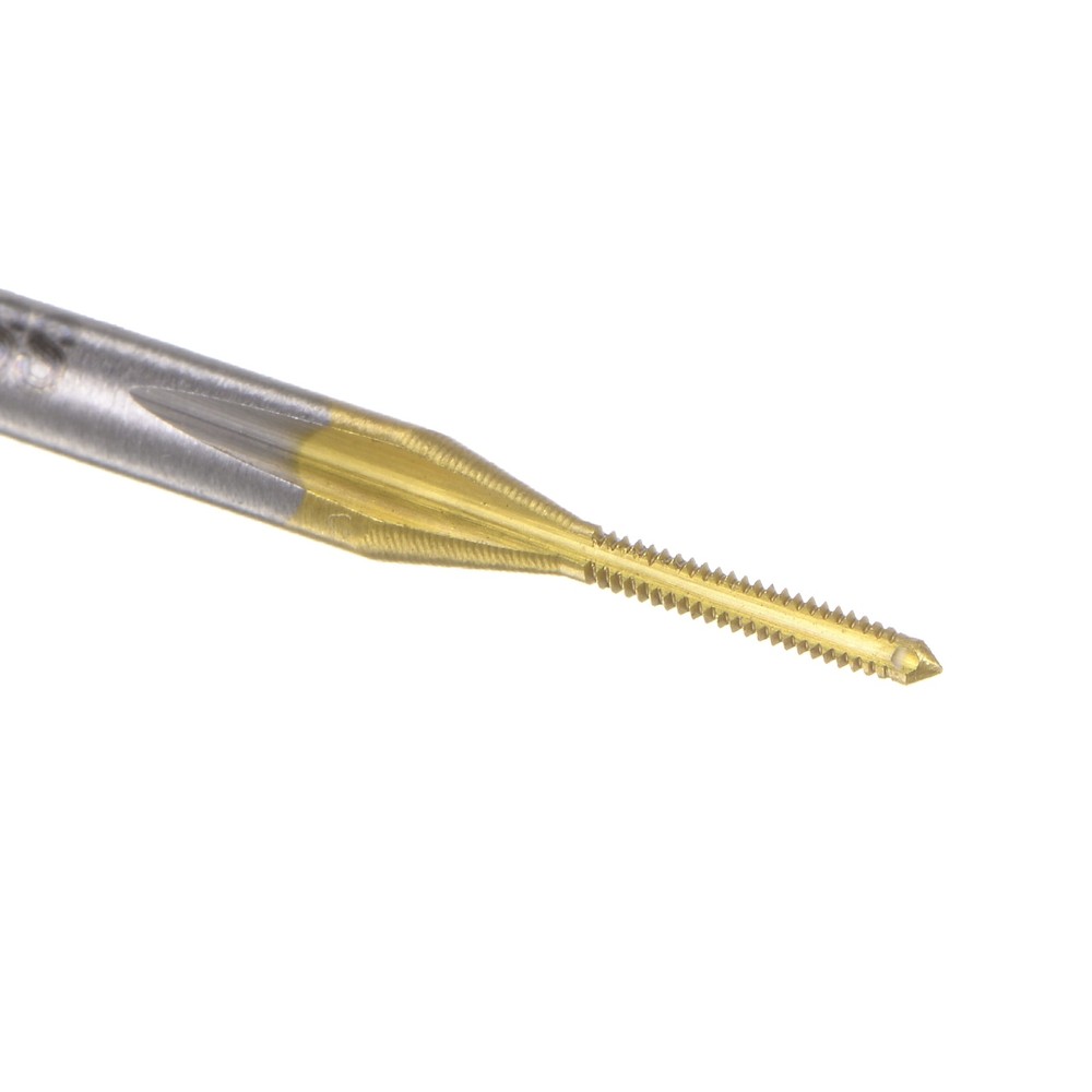 Metric Taps M1 x 0.25 H2 Right Hand Thread Plug Ti-coated for Threading Tapping